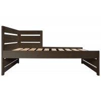 Lit junior évolutif Lifetime,  90 x 150 cm, bouleau teint noir